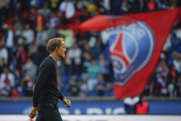 Thomas TUCHEL (PSG) FOOTBALL : PSG v SCO ANGERS - Ligue 1 - 25 08 2018 StephaneAllaman Panoramic 