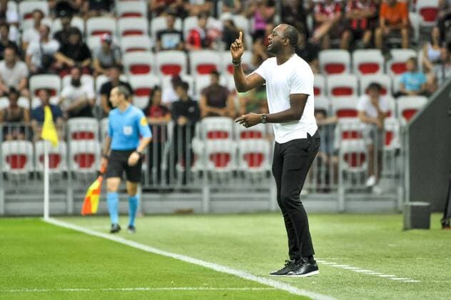 Patrick Vieira (entraineur de l OGC Nice) FOOTBALL : OGC Nice vs Dijon - Ligue 1 Conforama - Nice - 25 08 2018 NorbertScanella Panoramic 