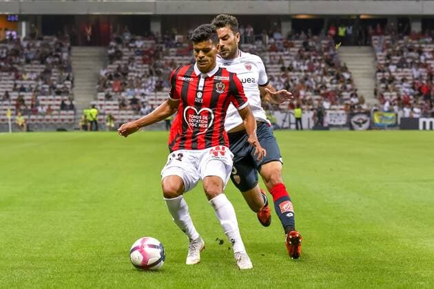Danilo Barbosa (OGC Nice) FOOTBALL : OGC Nice vs Dijon - Ligue 1 Conforama - Nice - 25 08 2018 NorbertScanella Panoramic 