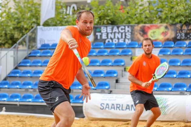Benjamin and Manuel Ringlstetter GER 2 ITF Beach Tennis Open Saarlouis 2018 Saarlouis 25 08 2018