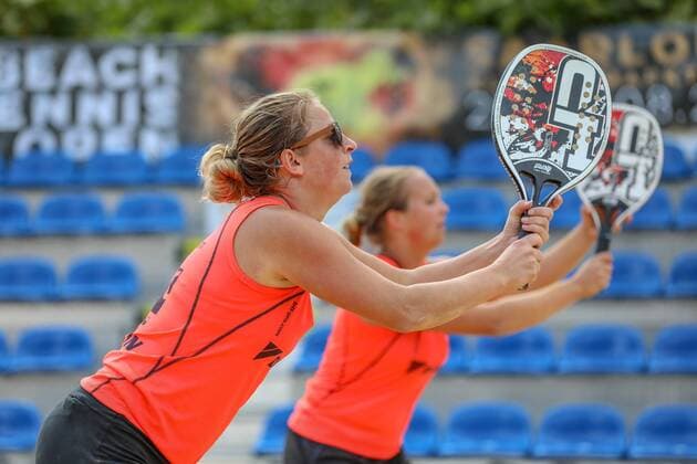 Ria Doernemann GER and Margarete Pelster GER 2 ITF Beach Tennis Open Saarlouis 2018 Saarlouis 25 08 2018