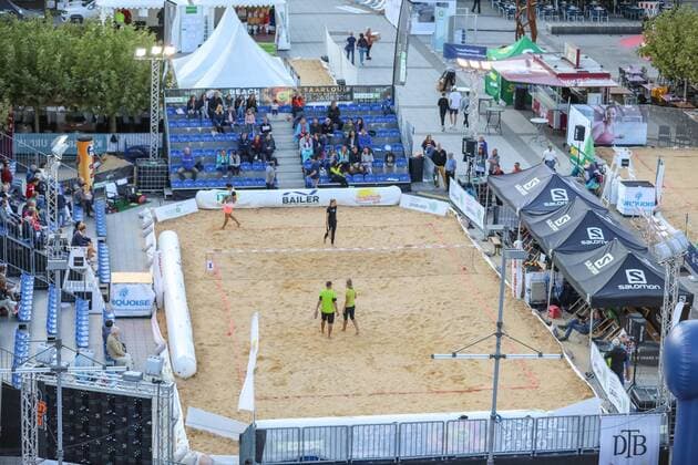 Beach Tennis Open Saarlouis at the Small Market German Championships Beach Tennis Saalouis 25 08 2018