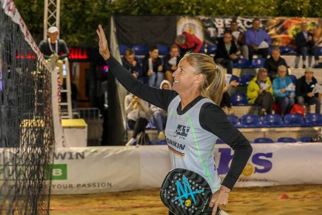 Maraike BIGLMAIER Final Mixed German Championships Beach Tennis Saalouis 25 08 2018