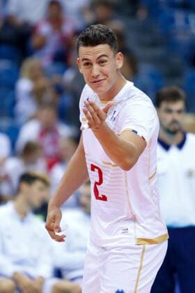 Volleyball, Länderspiel, Kanada - Frankreich KRAKOW 26.08.2018 SIATKOWKA XVI MEMORIAL HUBERTA JERZEGO WAGNERA --- VOLLEYBALL XVI HUBERT JERZY WAGNER MEMORIAL TOURNAMENT KANADA - FRANCJA CANADA - FRANCE N Z JENIA GREBENNIKOV FOT ANNA KLEPACZKO FOTOPYK NEWSPIX.PL --- Newspix.pl  180826LUM011
