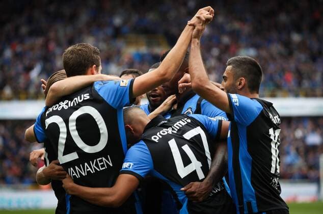 Club s Hans Vanaken celebrates after scoring during the Jupiler Pro League match between Club Brugge and RSC Anderlecht, in Brugge, Sunday 26 August 2018, on the fifth day of the Jupiler Pro League, the Belgian soccer championship season 2018-2019. VIRGINIExLEFOUR  x05414167x