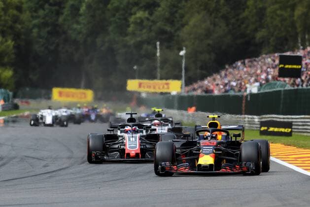Motorsports: FIA Formula One World Championship WM Weltmeisterschaft 2018, Grand Prix of Belgium, 33 Max Verstappen (NLD, Aston Martin Red Bull Racing), Spa-Francorchamps Belgium