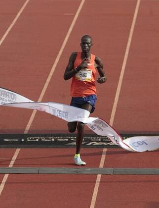The Kenyan athlete Titus Ekiru wins the first place in the international race of the Mexico City Marathon Telcel 2018 with a route of 42 kilometers, starting in the Zócalo and ending at the University Olympic Center of the City of Mexico, Mexico, on 26 August 2018. Marathon of the City of Mexico Telcel 2018 !ACHTUNG: NUR REDAKTIONELLE NUTZUNG!  Copyright: xMarioxGuzmánx MEX01 20180826-636709117021619883