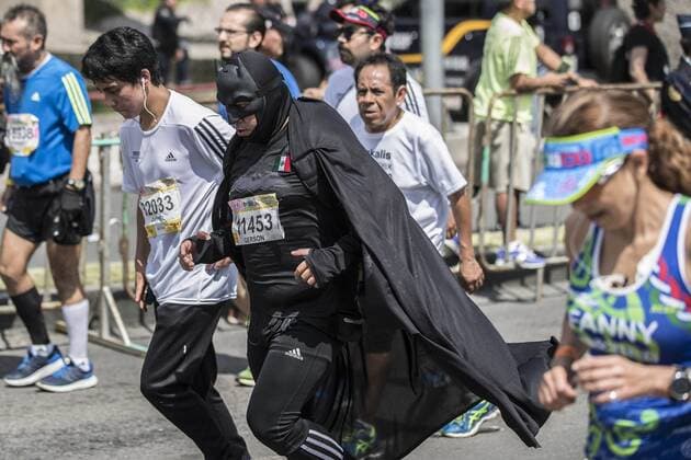 Marathon in Mexiko Stadt August 26, 2018 - EUM20180826DEP34.JPG.CIUDAD DE MEXICO. Deporte-Maraton.- Aspectos de la edicion 36 del Maraton de la Ciudad de Mexico, que partio del Zocalo capitalino al Estadio Olimpico Universitario, el domingo 26 de agosto de 2018. Algunos participaron disfrazados. Foto: Agencia EL UNIVERSAL Yadin Xolalpa RCC. Latin News: August 26, 2018  - ZUMAu78_ 20180826_zaf_u78_061 Copyright: xYadinxXolalpax