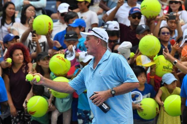 2018 Us Open Grand Slam New York USA Zverev Alexander Germany and his new Coach Lendl Ivan CZE 2018 Us Open