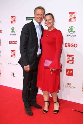 Christian Blunck and his wife Jenny Falckenberg Blunck at the presentation of the Sport Bild Award on 27.08.2018 in Hamburg Sportbild Award 2018 Presentation in Hamburg