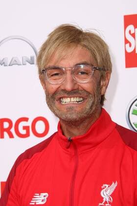 Matze Knop as Jürgen Klopp at the presentation of the Sport Bild Award on 27.08.208 in Hamburg. Sportbild Award 2018 Presentation in Hamburg
