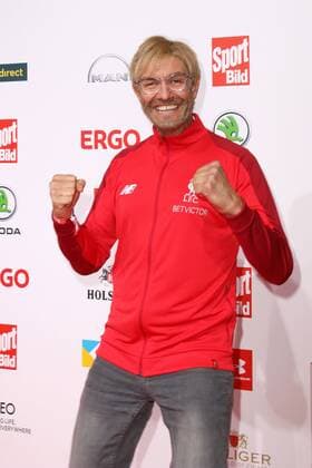 Matze Knop as Jürgen Klopp at the presentation of the Sport Bild Award on 27.08.208 in Hamburg. Sportbild Award 2018 Presentation in Hamburg
