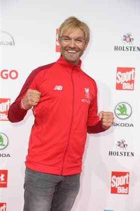 Matze Knop Awarded the Sport Bild Award in the fish auction hall Große Elbstraße in Hamburg on 27 8 2018