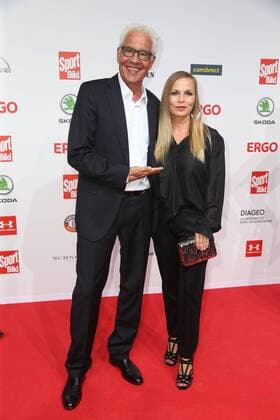 Bernt Bönte and Regina Halmich Awarded the Sport Bild Award in the fish auction hall Große Elbstraße in Hamburg on 27 8 2018