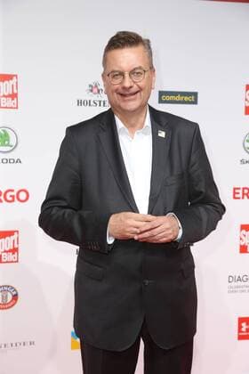 Reinhard Grindel Awarded the Sport Bild Award in the fish auction hall Große Elbstraße in Hamburg on 27 8 2018