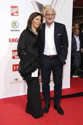 Rudi Völler with his wife Sabrina Völler at the presentation of the 16 Sport Bild Award 2018 in the Fischauktionshalle Hamburg 27 08 2018 Foto:xH.xHartmannx xFuturexImage