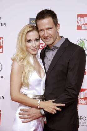 Andrea Kaiser with husband Sebastien Ogier at the presentation of the 16 Sport Bild Award 2018 in the Fischauktionshalle Hamburg 27 08 2018 Foto:xgbrcix xFuturexImage
