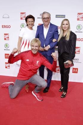 Margit Tönnies Matze Knop Alfred Draxler and Regina Halmich at the presentation of the 16 Sport Bild Award 2018 in the Fischauktionshalle Hamburg 27 08 2018 Foto:xgbrcix xFuturexImage