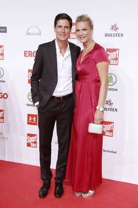 Maria Höfl Riesch with husband Marcus Höfl at the presentation of the 16 Sport Bild Award 2018 in the Fischauktionshalle Hamburg 27 08 2018 Foto:xgbrcix xFuturexImage