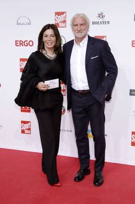 Rudi Völler with his wife Sabrina at the presentation of the 16 Sport Bild Award 2018 in the Fischauktionshalle Hamburg 27 08 2018 Foto:xgbrcix xFuturexImage