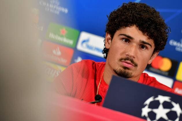 SOCCER - CL quali, RBS vs Belgrade SALZBURG,AUSTRIA,28.AUG.18 - SOCCER - UEFA Champions League qualification play-off, Red Bull Salzburg vs FC Red Star Belgrade, press conference PK Pressekonferenz RBS, preview. Image shows Andre Ramalho (RBS). GEPAxpictures xFlorianxErtl