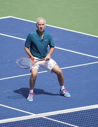 018 US Open Tennis Championships John McEnroe Trenings before 2018 US Open Tennis Championships at the USTA Billie Jean King National Tennis Center on August 22, 2018 in New York, US.  EN_01334662_0069