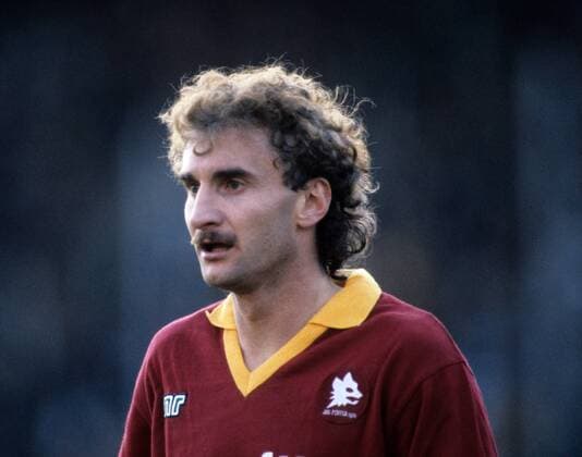 Rudi Völler from AS Roma photographed on 24 05 1992 in Rome Football International AS Roma