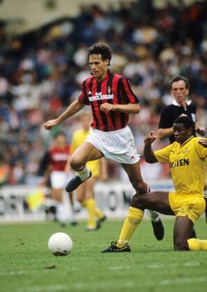 Marko van Basten from AC Milan photographed on 24 09 1990 in Milan football international AC Milan