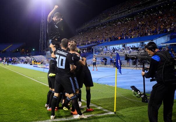 Sport Bilder des Tages GNK Dinamo - Young Boys 28.08.2018., stadium Maksimir, Zagreb, Croatia - Champions League playoffs, GNK Dinamo - Young Boys. Izet Hajrovic  MarkoxPrpic PIXSELL