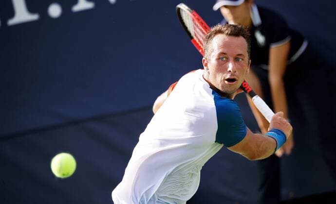 Sport Bilder des Tages TENNIS - ATP Tennis Herren US Open 2018 NEW YORK CITY,NEW YORK,USA,28.AUG.18 - TENNIS - ATP World Tour, US Open, Grand Slam, Flushing Meadows. Image shows Philipp Kohlschreiber (GER). GEPAxpictures xMatthiasxHauer