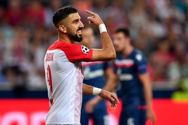 SOCCER - CL quali, RBS vs Belgrade SALZBURG,AUSTRIA,29.AUG.18 - SOCCER - UEFA Champions League qualification play-off, Red Bull Salzburg vs FC Red Star Belgrade. Image shows Munas Dabbur (RBS). GEPAxpictures xFlorianxErtl