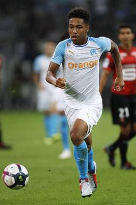 Boubacar Kamara (Marseille), AUGUST 26, 2018 - Football Soccer : French Ligue 1 match between Olympique de Marseille 2-2 Rennes at Velodrome stadium in Marseille, France. NoxThirdxPartyxSales  (84615490)