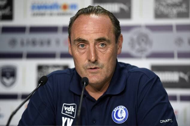 Yves Vanderhaeghe Headcoach of KAA Gent FOOTBALL : KAA La Gantoise - Europa league - Bordeaux - 29 08 2018 Photonews PANORAMIC  775212207