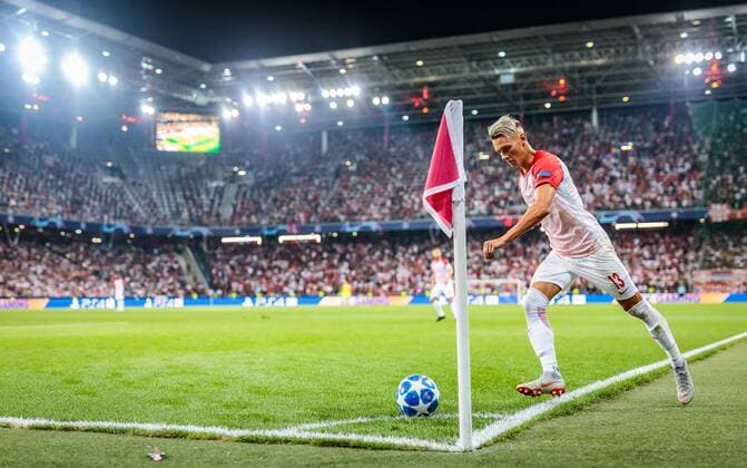 Salzburg UEFA Champions League Salzburg vs Red Star Belgrade qualifier 2nd leg Match Salzburg FC Salzburg vs Red Star Belgrade Salzburg on the Red Bull Arena Austria on 2018 08 29 Salzburg  EX_FEI