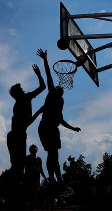 BAU 14 07 2018 Stuttgart Basketball Streetball Festival Feature Schatten