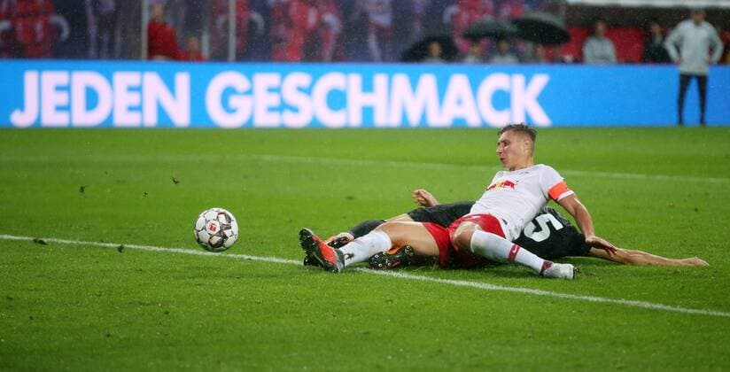 RB Leipzig Luhansk Soccer Euro League Qualifiers Leipzig 30 08 2018 Red Bull Arena Soccer UEFA Europa League Playoff Qualification RUKE RB Leipzig vs FK Sorja Luhansk UKR Pictured
