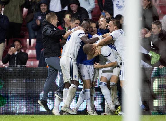 FCKs Denis Vavro scorer det afgoerende paa straffespark under Europa League kampen mellem FCK-Atalanta i Telia Parken, torsdag den 30 august 2018.. , Copenhagen Denmark  Copyright: Scanpix LiselottexSabroex cop104 spdk20180830-214612-L