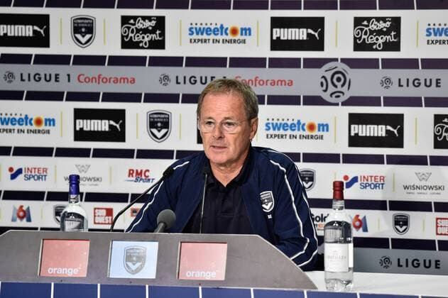 Eric Bedouet (gir) FOOTBALL : Bordeaux vs KAA Gent- 4eme Tour Ligue Europa - Bordeaux - 30 08 2018 ThierryBreton Panoramic 