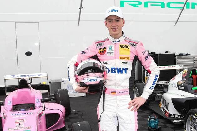 David Schumacher US Racing Shooting on his racing car Free Practice ADAC Formula 4 in the Motorsport Arena Oschersleben Germany Motorsport Mann Maenner 13 04 2018