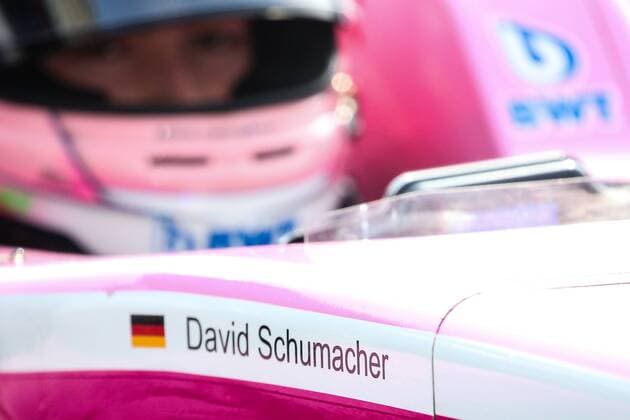 Lettering David Schumacher US Racing on the race car Free practice ADAC Formula 4 in the Motorsport Arena Oschersleben Germany Motorsport Mann Maenner 13 04 2018