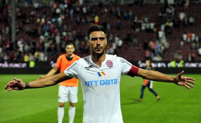 30.08.2018 Cluj-Napoca(Romania) CFR Cluj-F91 Dudelange Europa League play off men s football Camora CFR Cluj after lost match :Str 