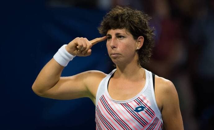 Sport Themen der Woche KW35 Sport Bilder des Tages August 30, 2018 - Carla Suarez Navarro of Spain in action during her second round match at the 2018 US Open Grand Slam tennis tournament. New York, USA. August 30th 2018. 2018 US Open - 30 Aug - ZUMAa181 20180830_zaa_a181_125 Copyright: xAFP7x