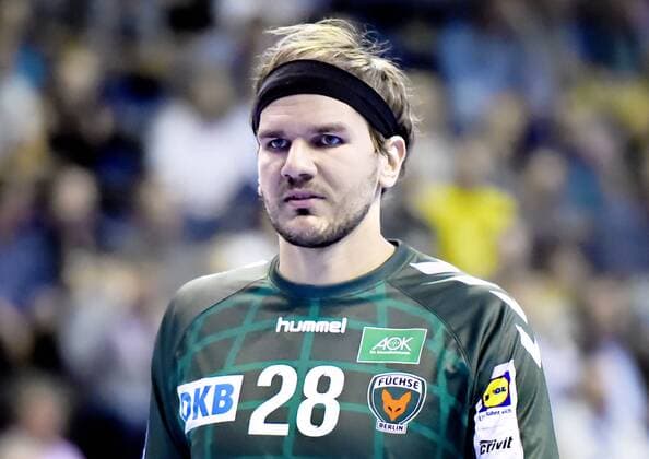 30 08 2018 xlakx Handball HBL Fuechse Berlin TSV GWD Minden emspor v Erik Schmidt Fuechse Berlin 28 Berlin