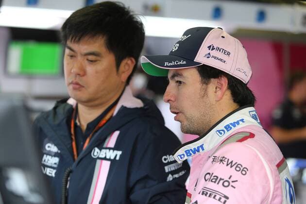 Photo4 LaPresse 31 08 2018 Monza, Italy Grand Prix Formula One Italia 2018 In the pic: Sergio Perez (MEX) Racing Point Force India F1 VJM11  Copyright: xPhoto4 LaPressex