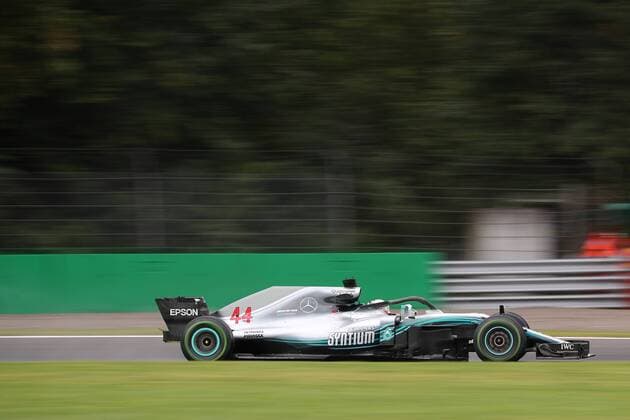 Motorsports: FIA Formula One World Championship WM Weltmeisterschaft 2018, Grand Prix of Italy, 44 Lewis Hamilton (GBR, Mercedes AMG Petronas Motorsport), (Verwendung nur in Deutschland - GERMANY ONLY) *** Motorsports FIA Formula One World Championship 2018 Grand Prix of Italy 44 Lewis Hamilton GBR Mercedes AMG Petronas Motorsport Use only in Germany GERMANY ONLY 
