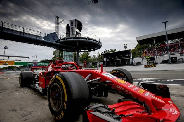 Motorsports: FIA Formula One World Championship WM Weltmeisterschaft 2018, Grand Prix of Italy, 7 Kimi Raikkonen (FIN, Scuderia Ferrari), Monza Italy