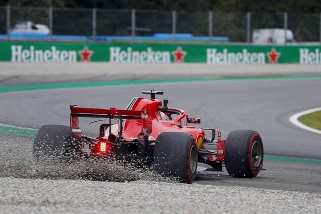 Motorsports: FIA Formula One World Championship WM Weltmeisterschaft 2018, Grand Prix of Italy, 5 Sebastian Vettel (GER, Scuderia Ferrari), Monza Italy