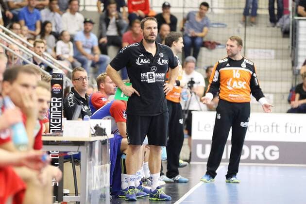 Florian Bauer Manager TV Grosswallstadt ASV Hamm vs TV Grosswallstadt Handball 2 Bundesliga 31 08 2018 ASV Hamm Westfalen vs TV Grosswallstadt Handball 2 Bundesliga 31 08 2018 Hamm Copyright: xEIBNER JanxStrohdiekx EP_JSK