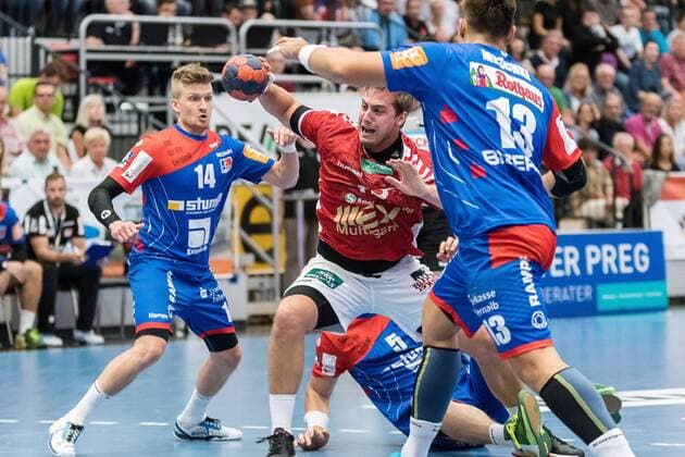 Handballl DKB Men 2 Bundesliga 2 Round 1 Season 18 19 GER 31 08 2018 HBW Balingen Weilstetten Germany Handballl DKB Men 2 Bundesliga 2 Gameday Season 18 19 GER 31 08 2018 Balingen Copyright: xEIBNER WolfgangxFrankx EP_WFK