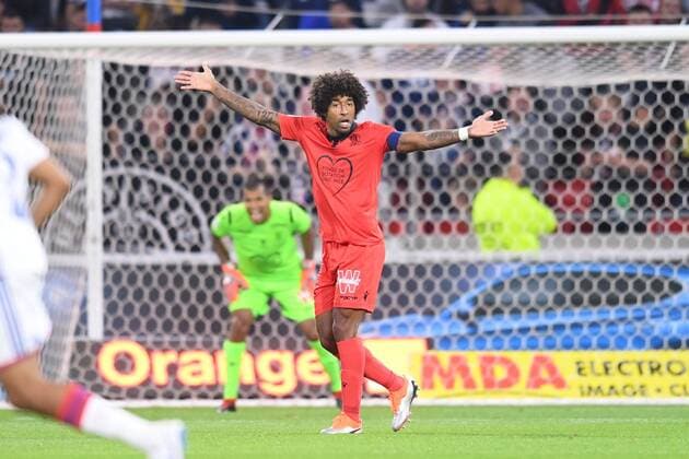 Fußball, Olympique Lyon - OGC Nizza 31 DANTE (NICE) - COLERE FOOTBALL : Lyon vs Nice - Ligue 1 Conforama - 31 08 2018 FEP Panoramic 